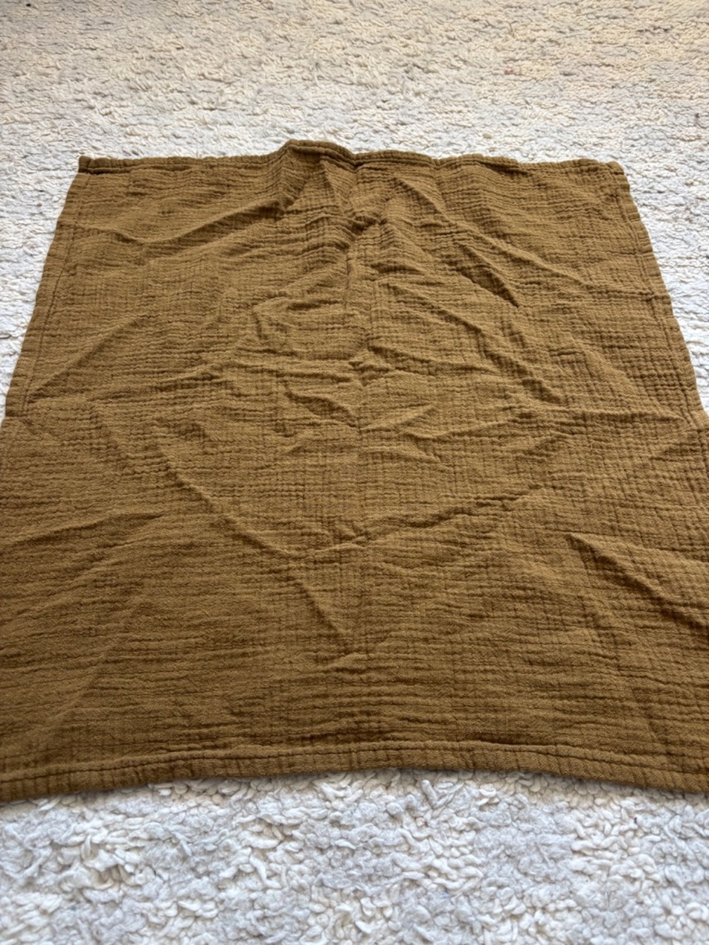 Liewood Muslin Baby Swaddle Burp Blanket Burnt Sienna - Picture 2 of 5